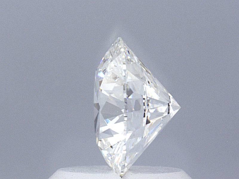 1.08 Carat Round Lab Grown Diamond Engagement Ring - Shape of Brilliant
