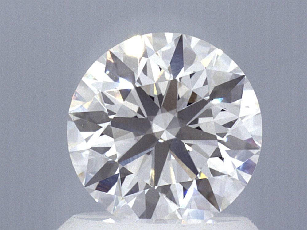 1.1 Carat Round Brilliant Lab Created Diamond Solitaire Engagement Ring - Shape of Brilliant
