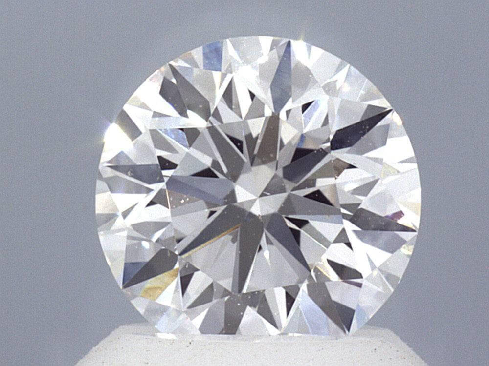 1.26 Carat Lab Created Round Brilliant Diamond Engagement Ring - Shape of Brilliant