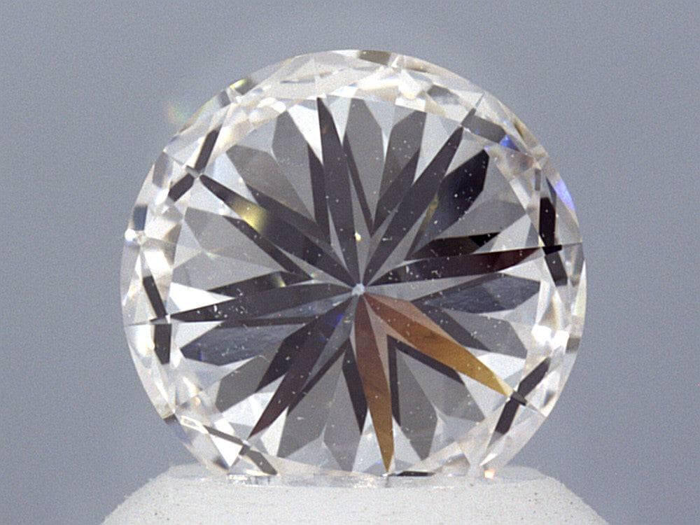 1.26 Carat Lab Created Round Brilliant Diamond Engagement Ring - Shape of Brilliant