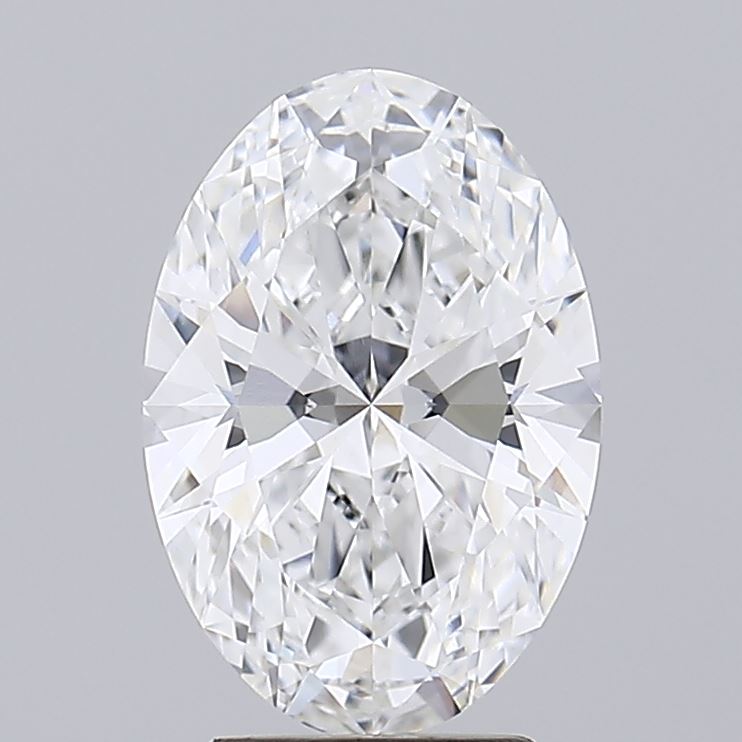 OVAL BRILLIANT 3.08CT, E, VVS2, 8X
