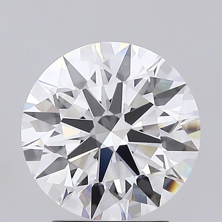ROUND BRILLIANT 2.09CT, D VS1 8X