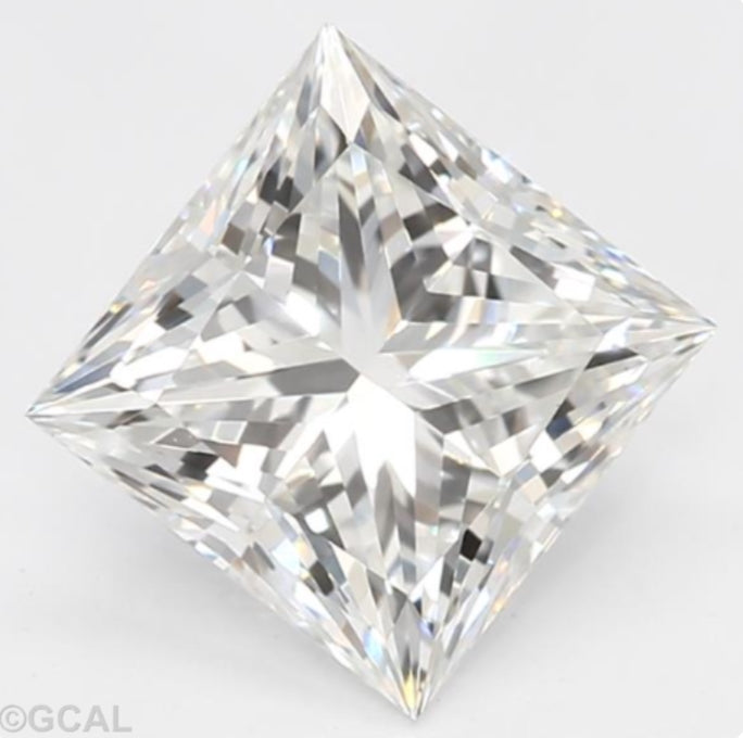 PRINCESS BRILLIANT 1.01CT, F VS1 8X
