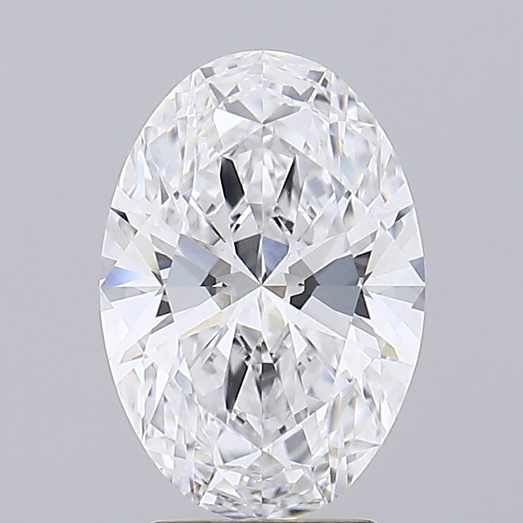 OVAL BRILLIANT 3.09CT, D VVS2 8X