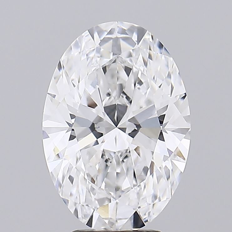OVAL BRILLIANT 3.09CT, D VVS2 8X