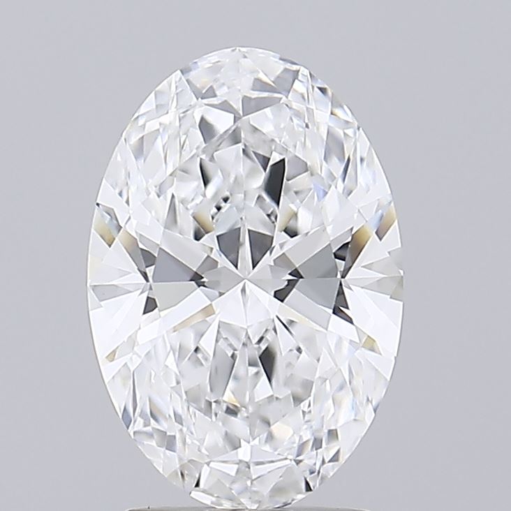 OVAL BRILLIANT 2.01CT, D VS1 8X
