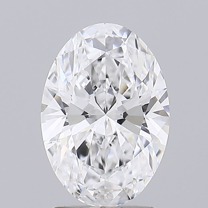 OVAL BRILLIANT 2CT, D VS1 8X