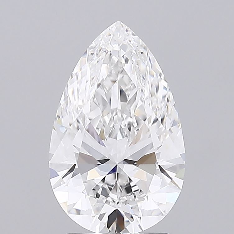 PEAR BRILLIANT 2.55CT, E VS1 8X