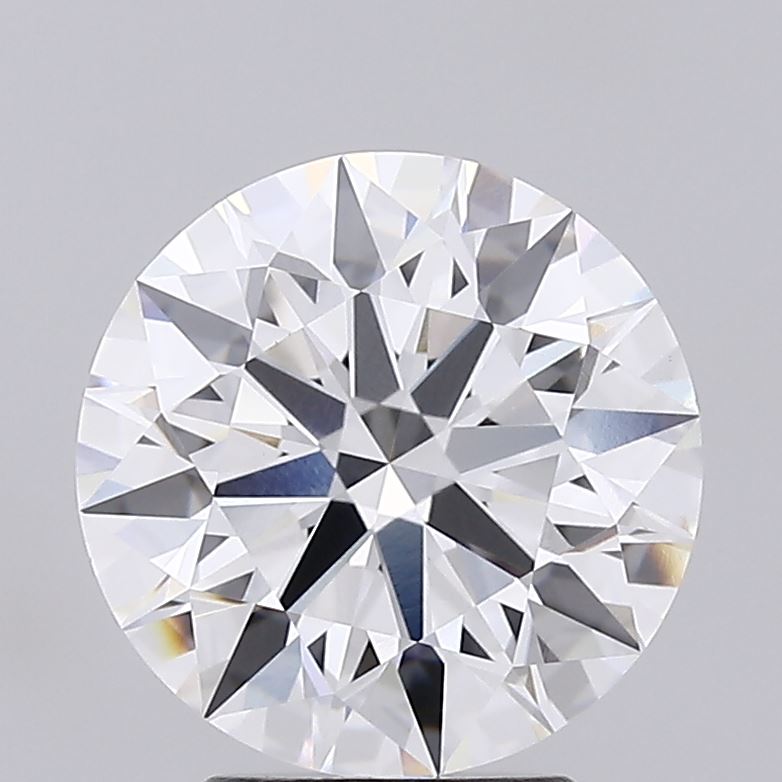 ROUND BRILLIANT 3.08CT, E VVS2 8X