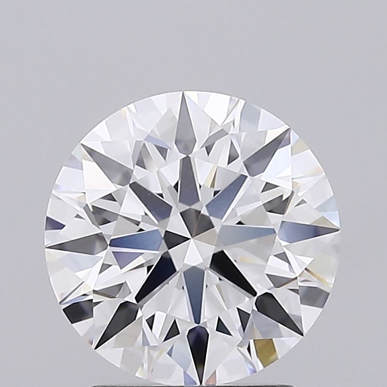 ROUND BRILLIANT 2.07CT, D VVS2 8X
