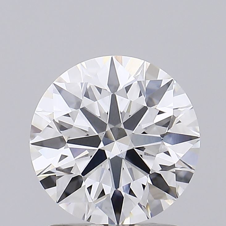 ROUND BRILLIANT 1.5CT, D VS2 8X