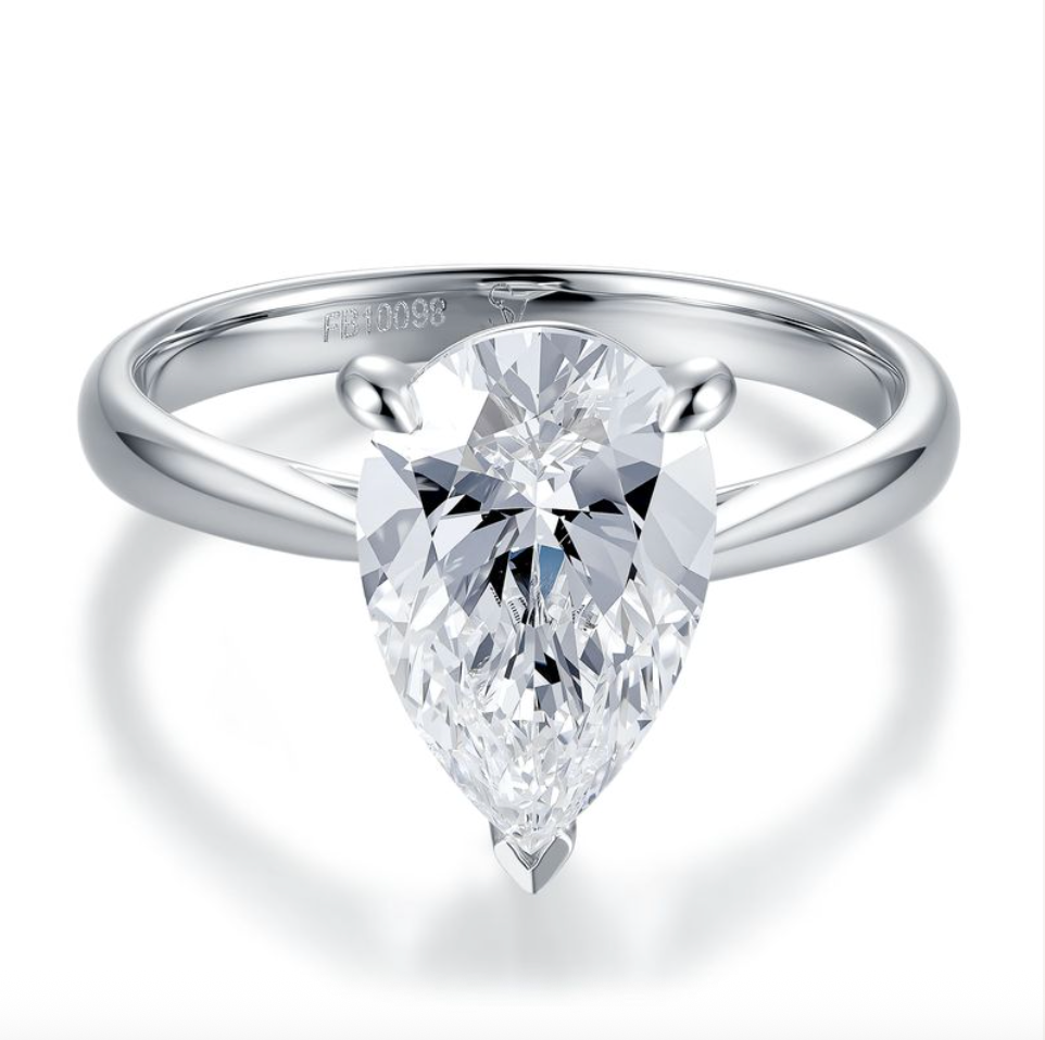 14K WHITE GOLD SEMI MOUNTING RING 2.89G 14KW SZ 7