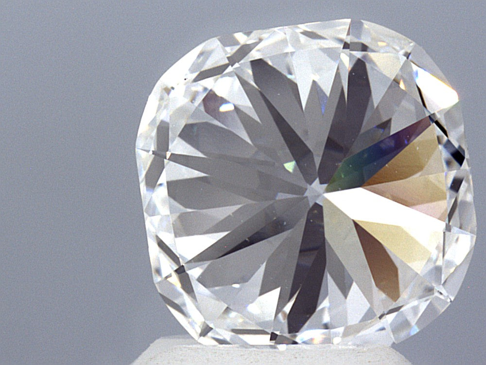 Square Cushion, 2.67CT, D VS1 Excellent