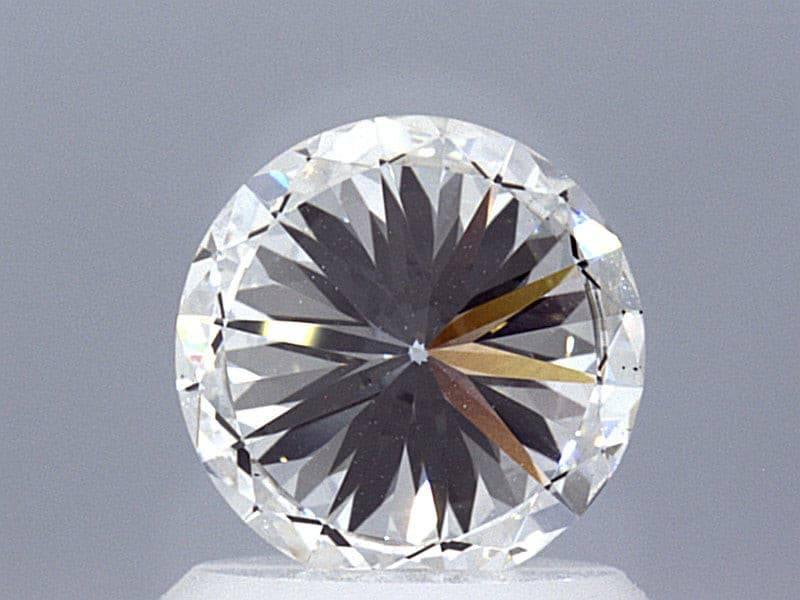 1.11 Carat Round Brilliant Lab Grown Diamond Solitaire Ring - Shape of Brilliant