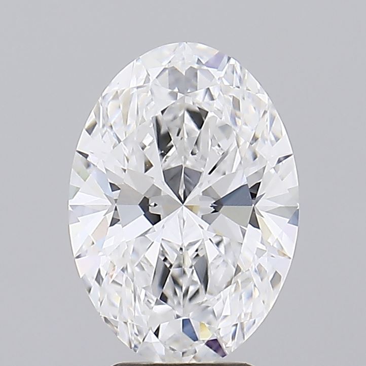 OVAL BRILLIANT 3.03CT, F VS2 8X