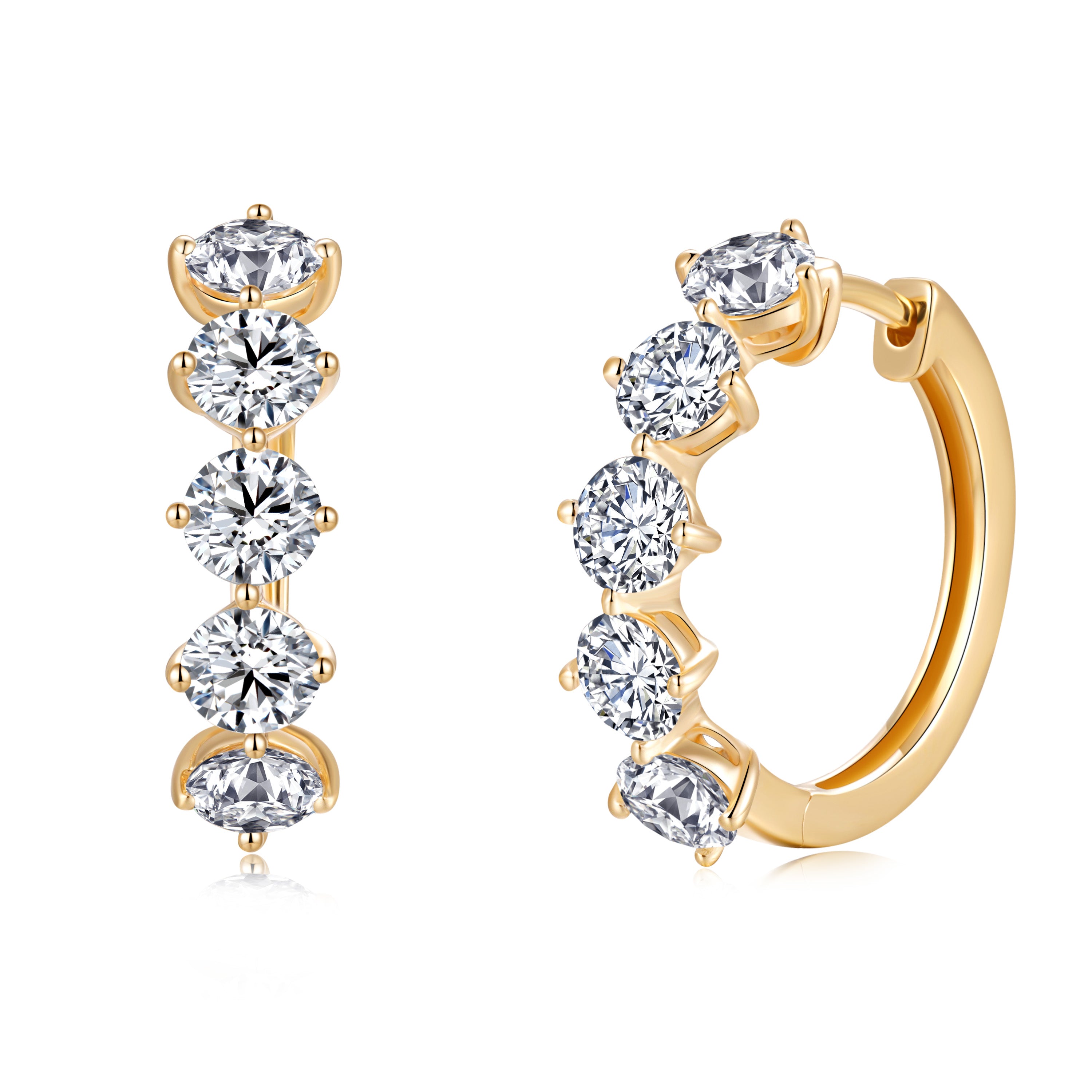 Graceful Links Diamond Hoops