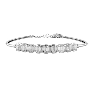 Radiant Bar Diamond Bracelet