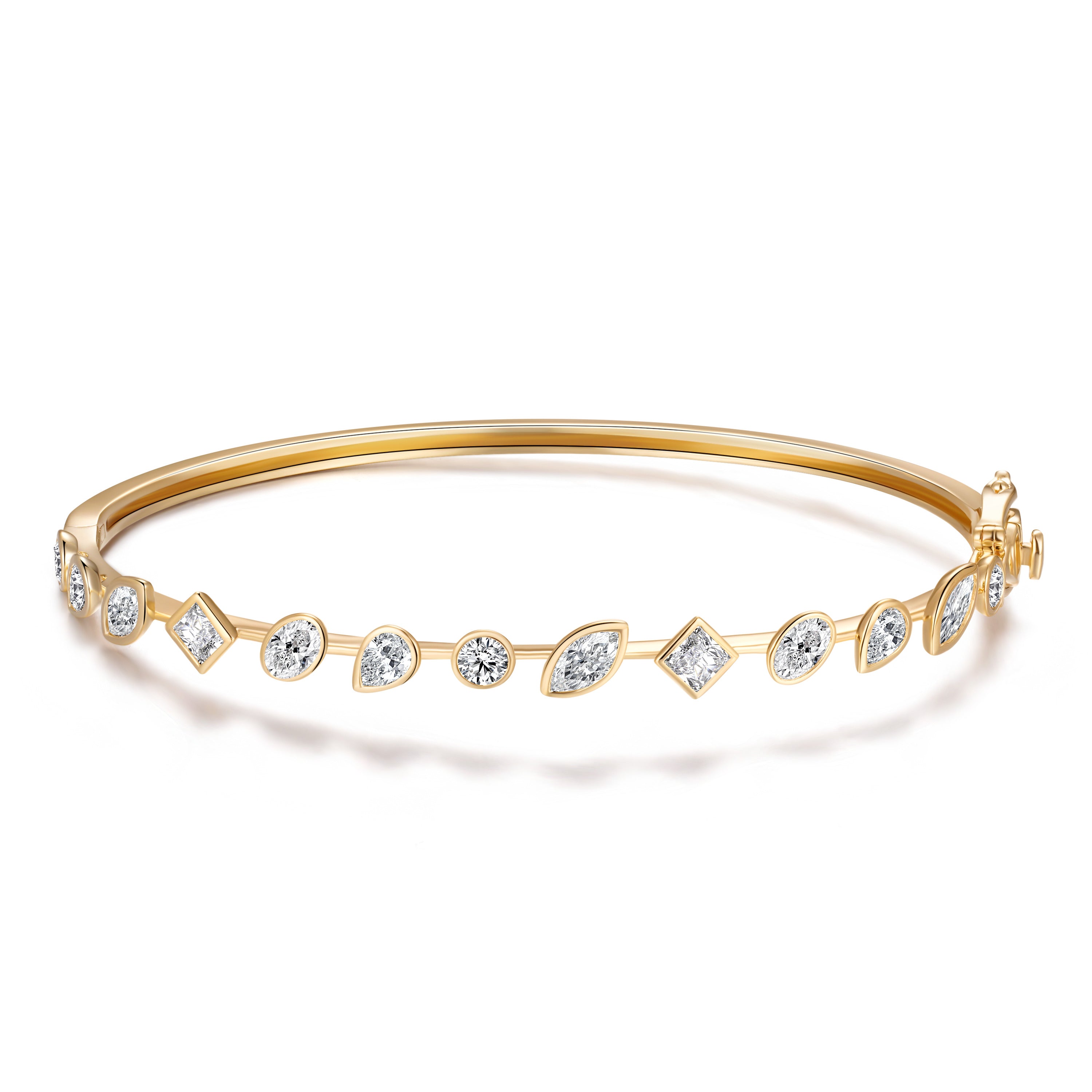 Twinkling Path Diamond Bangle