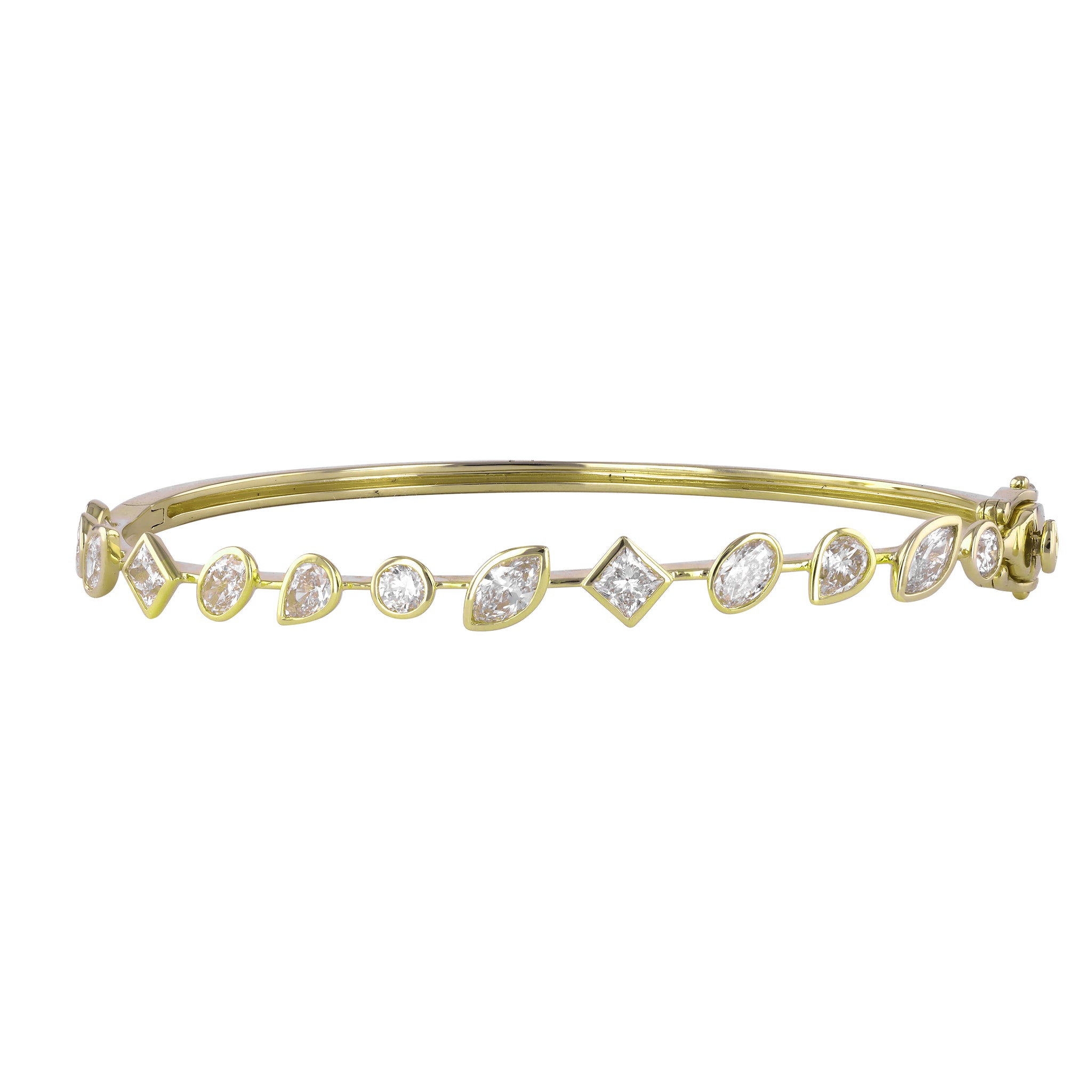 Twinkling Path Diamond Bangle