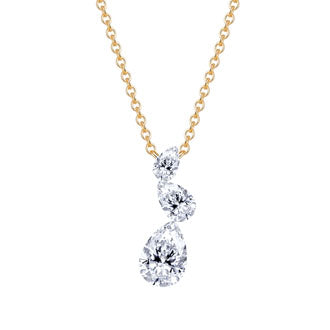 14K yellow gold necklace (0.92 carats)