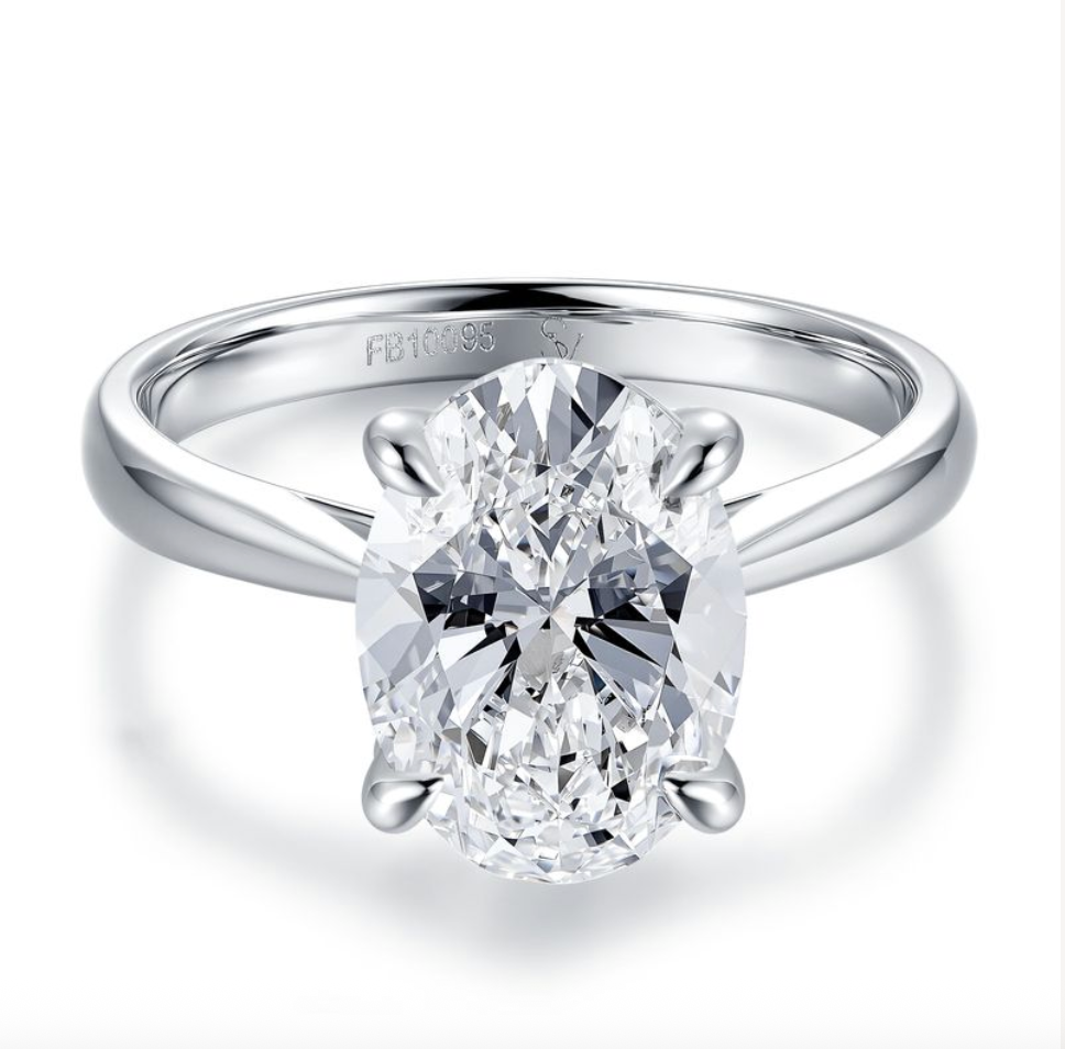 14K WHITE GOLD SEMI MOUNTING RING 2.92G 14KW